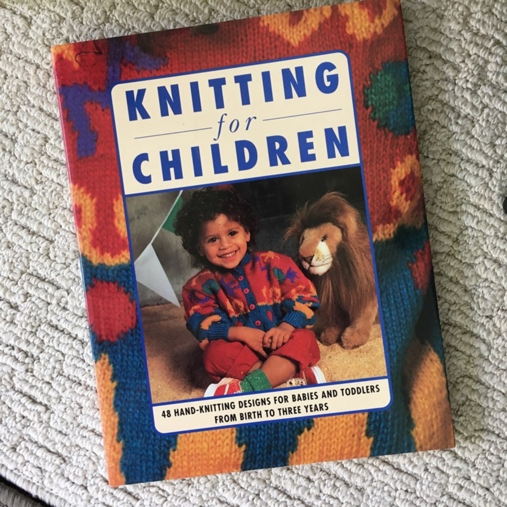 “Knitting For Children” Book 48 Patterns For Babies To 3 Years Hardcover